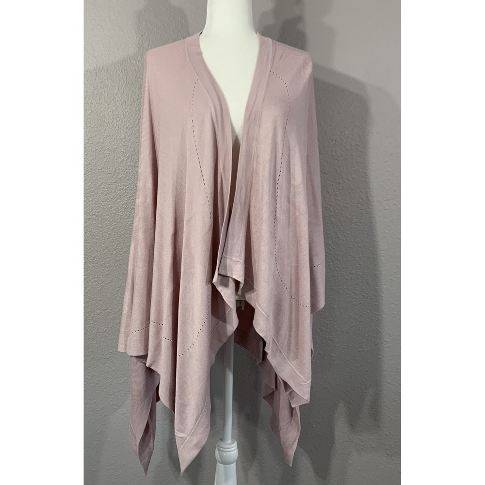 Lululemon Open Mind Wrap Porcelain Pink Silk Blend‎ Women's One Size Lightweight